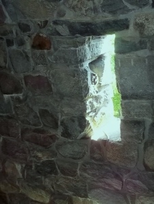 Stone Building Window Close-up